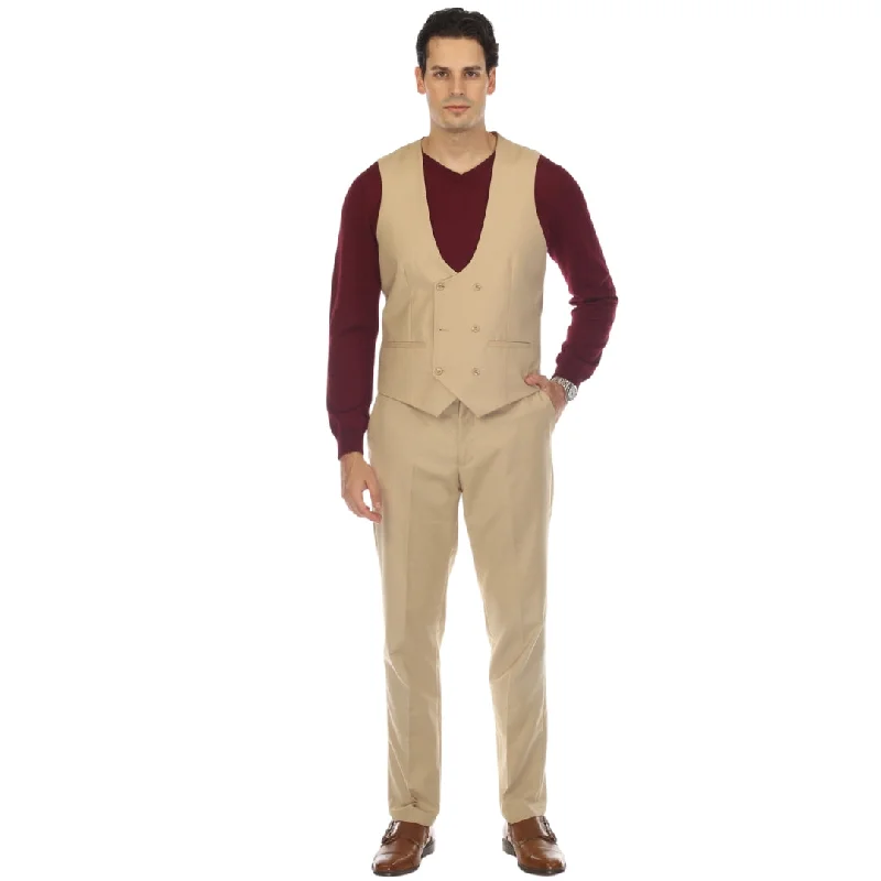 Versatile Comfort Solo Adjustable Casual & Formal Tan Vest
