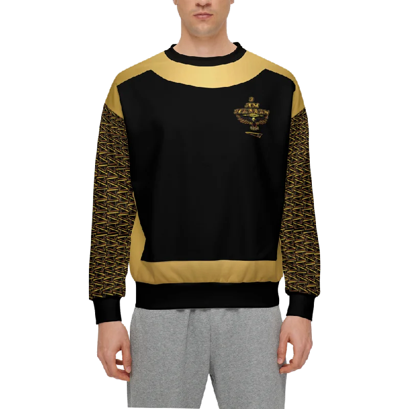 Trendy Wear BREWZ Elected Men’s Designer Relaxed Fit Patch Front Sweatshirt