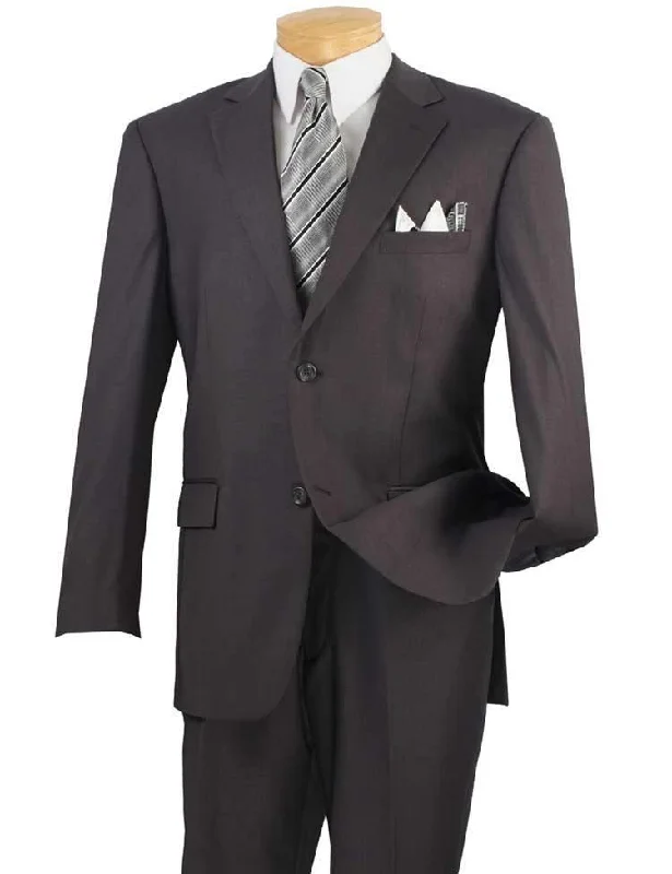 Sports And Leisure Executive 2 Piece Regular Fit Suit Color Heather Gray