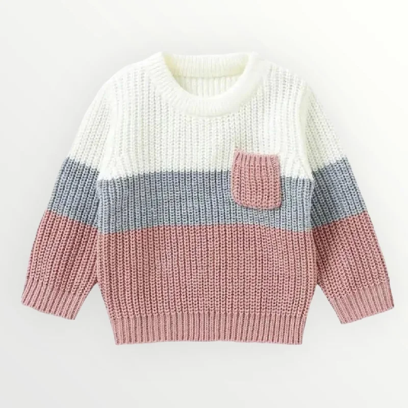 Soft Layers Ronan Knit Sweater - Pink
