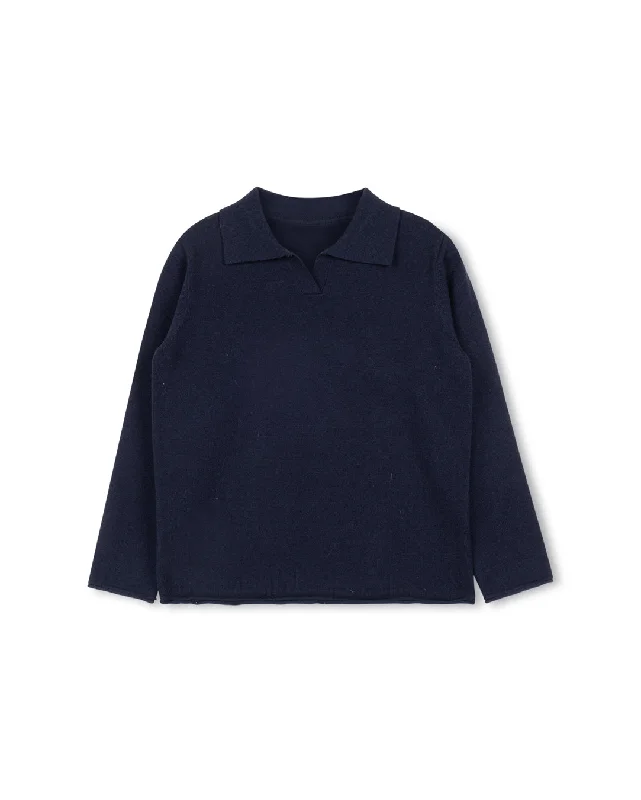 Urban Design Sense Knit V-Collared Sweater