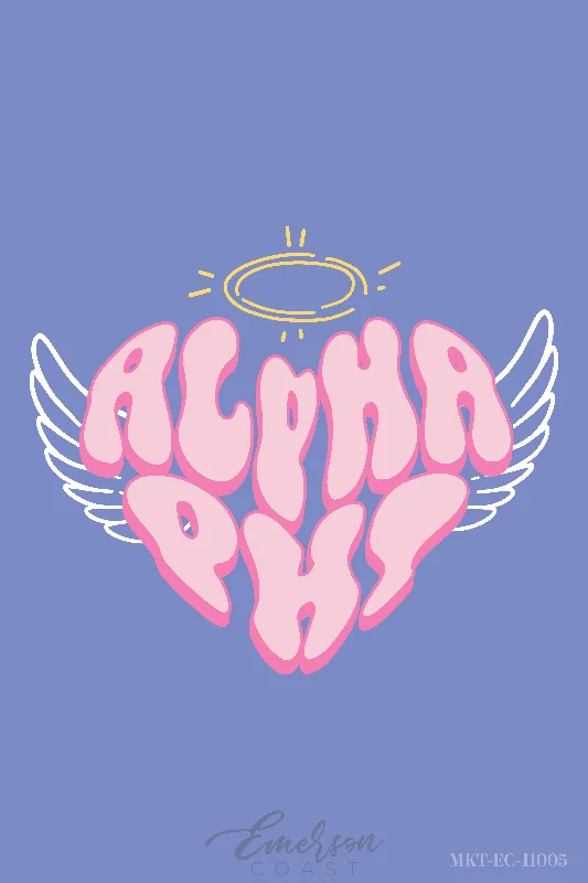 Alpha Phi Heaven on Earth Bid Day Tshirt
