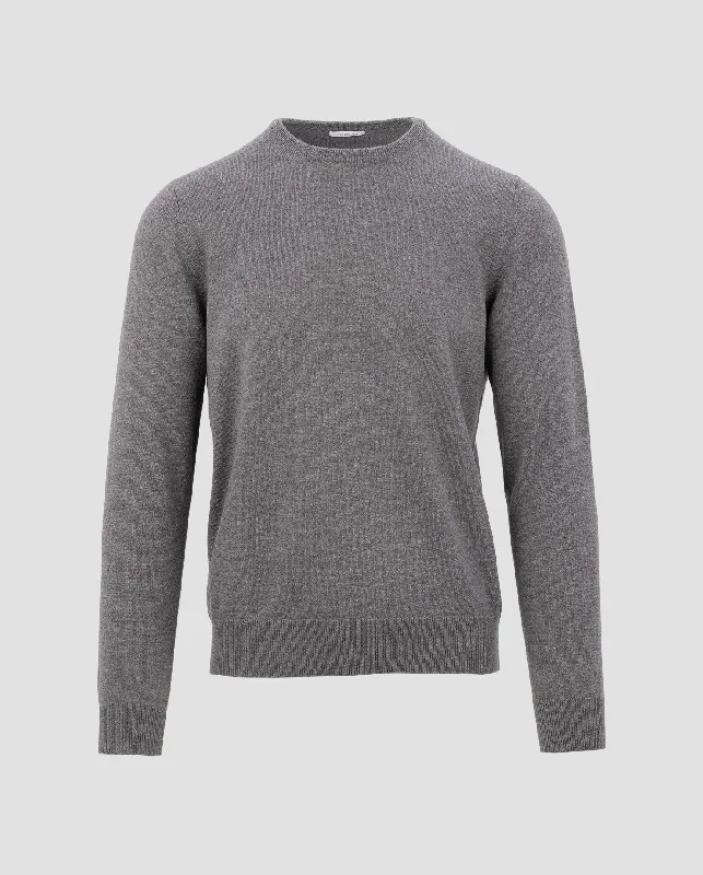 Comfortable down Crew neck sweater