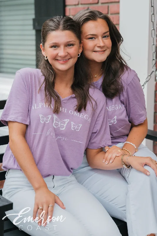 Alpha Chi Omega Lavender Philanthropy Henley