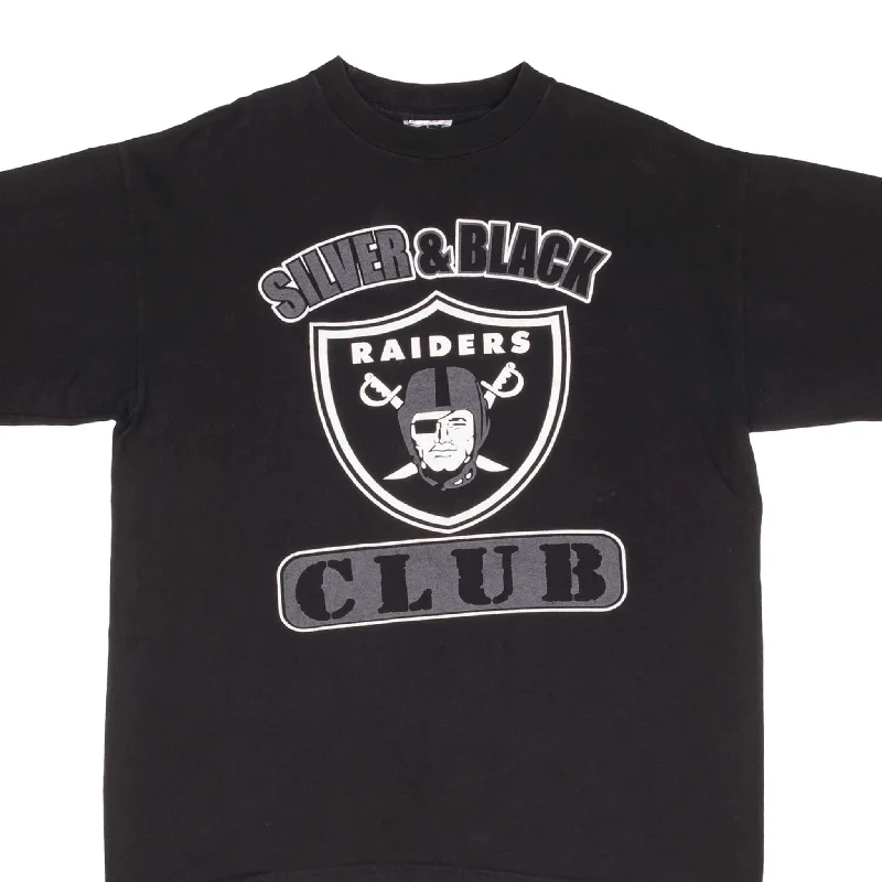 VINTAGE NFL LOS ANGELES RAIDERS MICKEY MOUSE F*CK HATERS TEE SHIRT 1990S SIZE XL