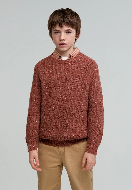 Casual Fit SWEATER LÃ PORMENOR CORES