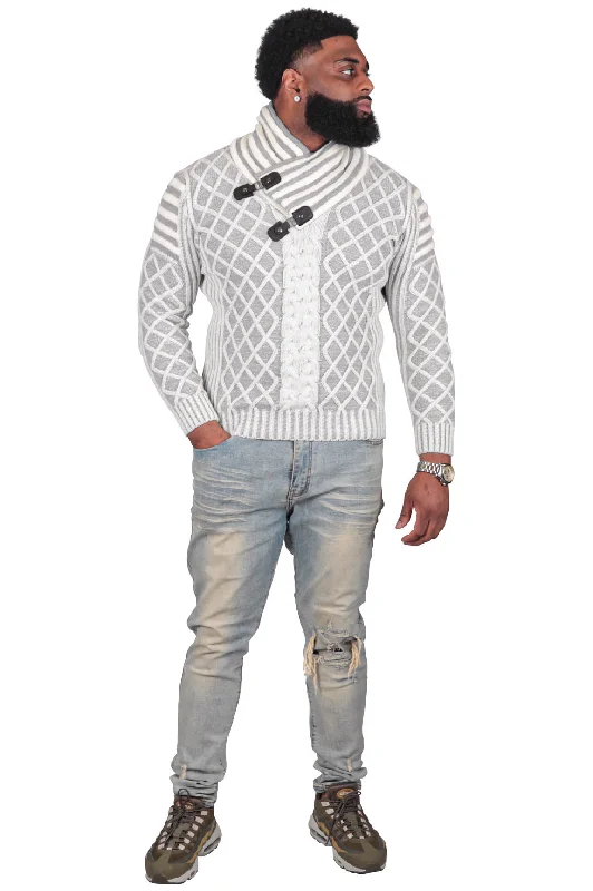 Personalized Series Silver Fox Fitted Sweater