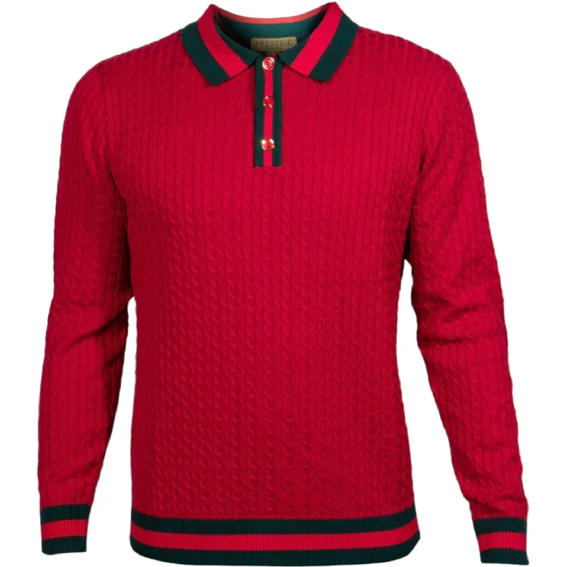 Versatile Comfort Prestige "highrise3.0" Polo (Red/Green/Black) 474