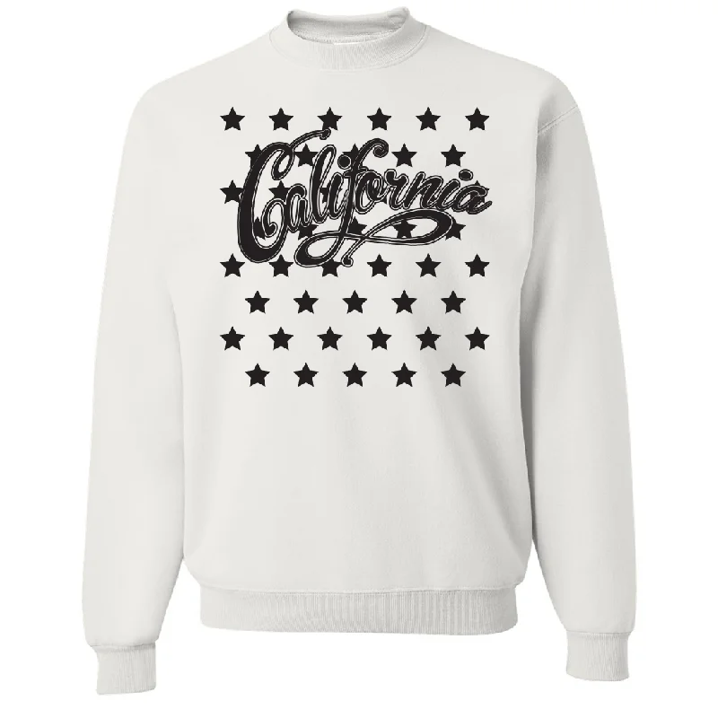 Classic And Versatile California Stars Crewneck Sweatshirt