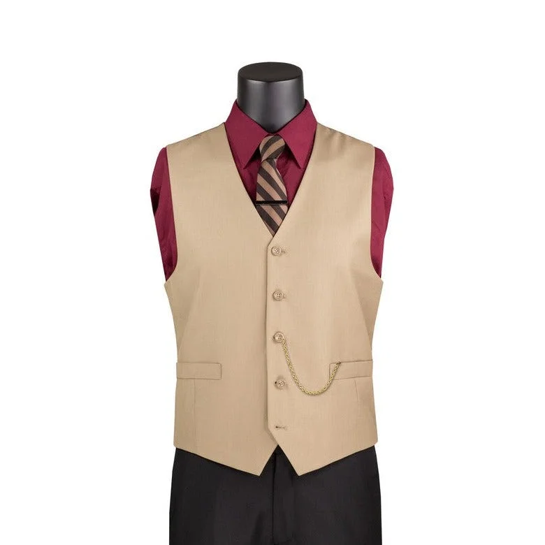 Minimalism Vinci OV-900 Slim Fit  Vest Beige
