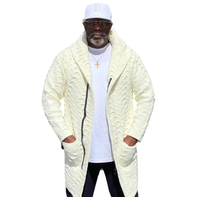 Classic Series Lcr 3/4 length "kensington" Cardigan (Winter White).