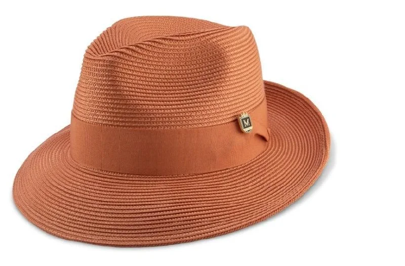 Urban Comfort Fedora Braided Straw Hat Color Apricoat
