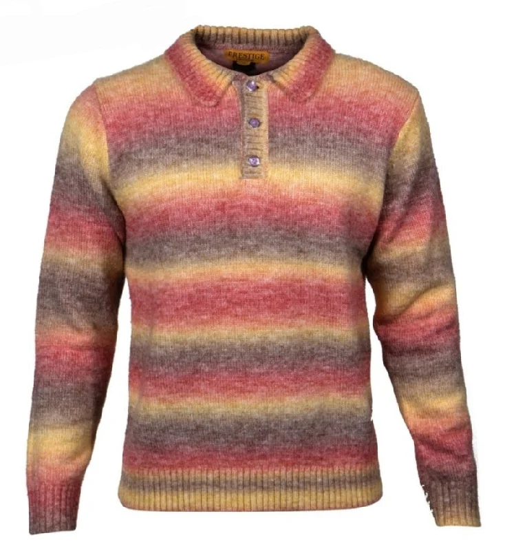 Noble And Elegant Prestige Polo Wool Blend Sweater