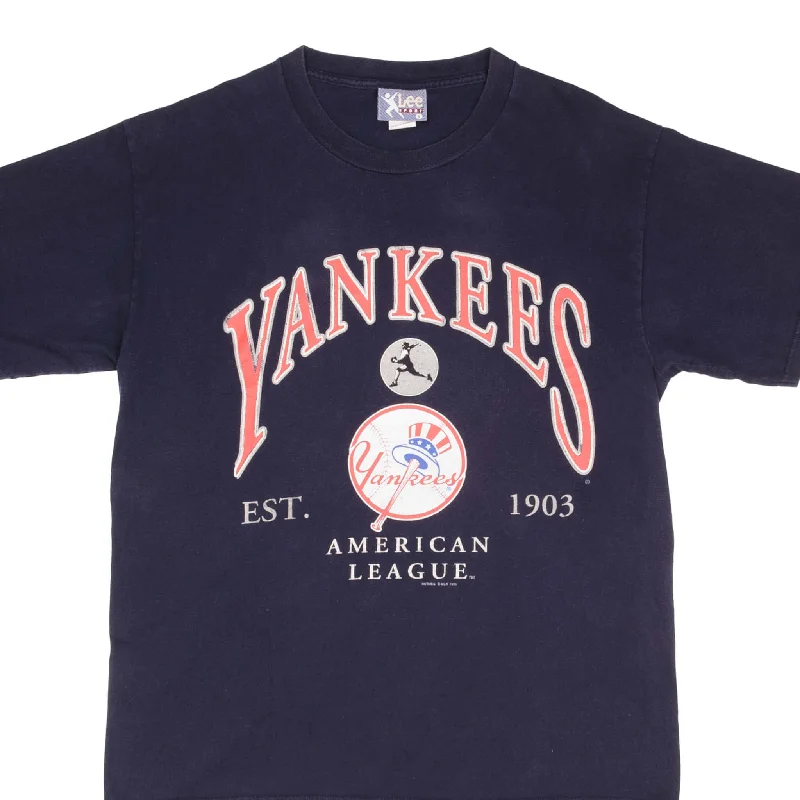 VINTAGE MLB NEW YORK YANKEES 1996 TEE SHIRT SIZE LARGE MADE IN USA
