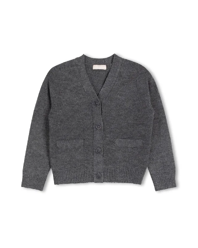Effortless Style Elm - Brushed Wool Cardigan