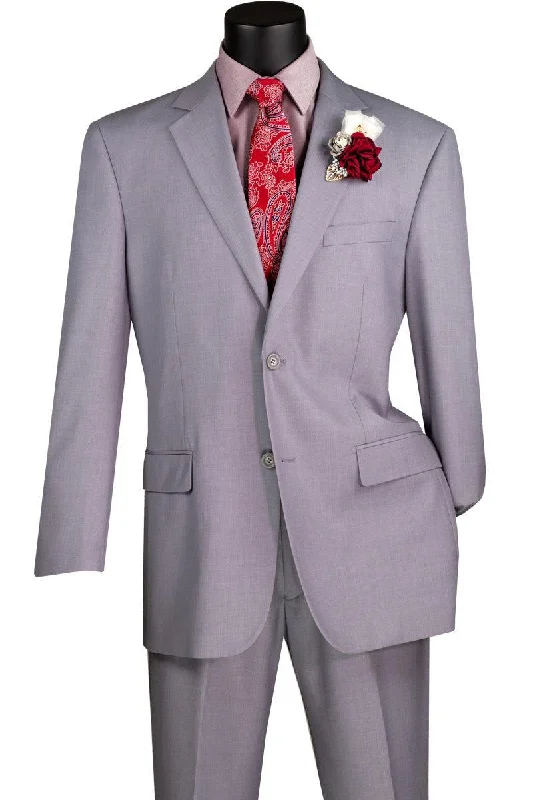 Short Design Light Gray Regular Fit Two Piece Suit