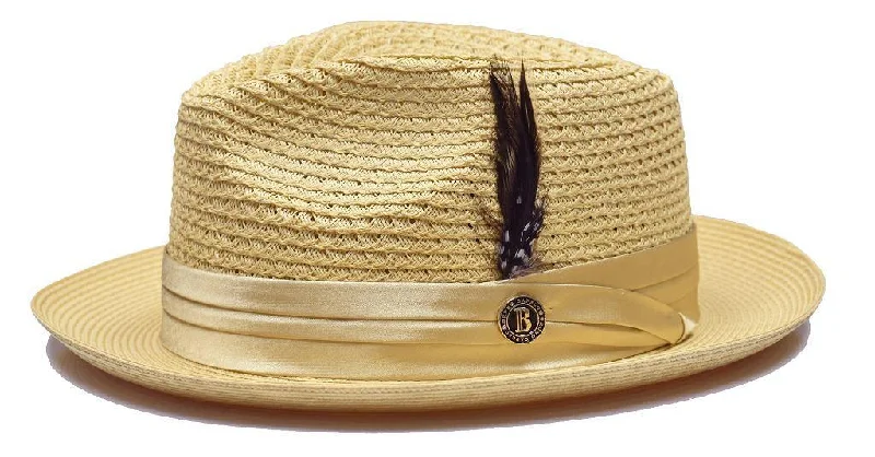Urban Style Natural Fedora Braided Straw Hat