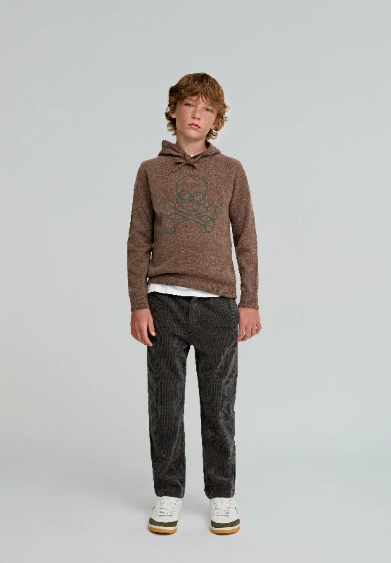 Comfortable Lounge Wear SKULL HOODIE TRICOT KIDS
