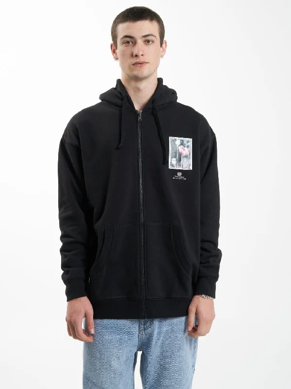Sports Design Cortex Zip Hood Fleece - Black