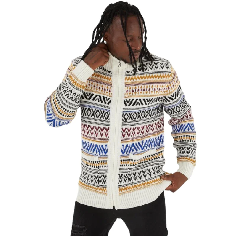 Free Design Florence Sweater Bomber (Ivory) OIM