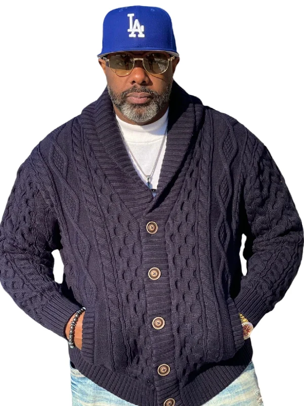 Noble Temperament LCR Classic Cardigan (Navy)