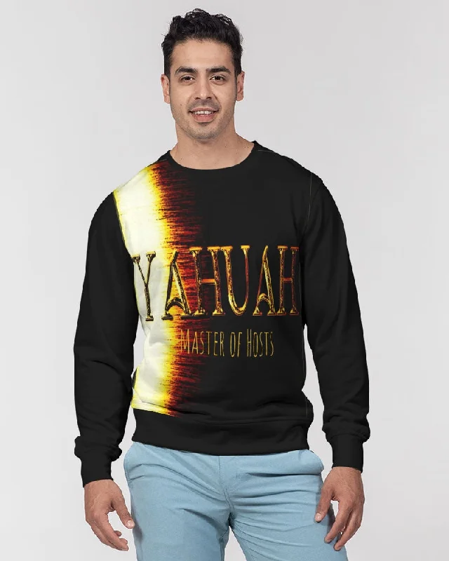 Comfortable Lifestyle Yahuah-Master of Hosts 01-03 Men's Designer French Terry Sweatshirt