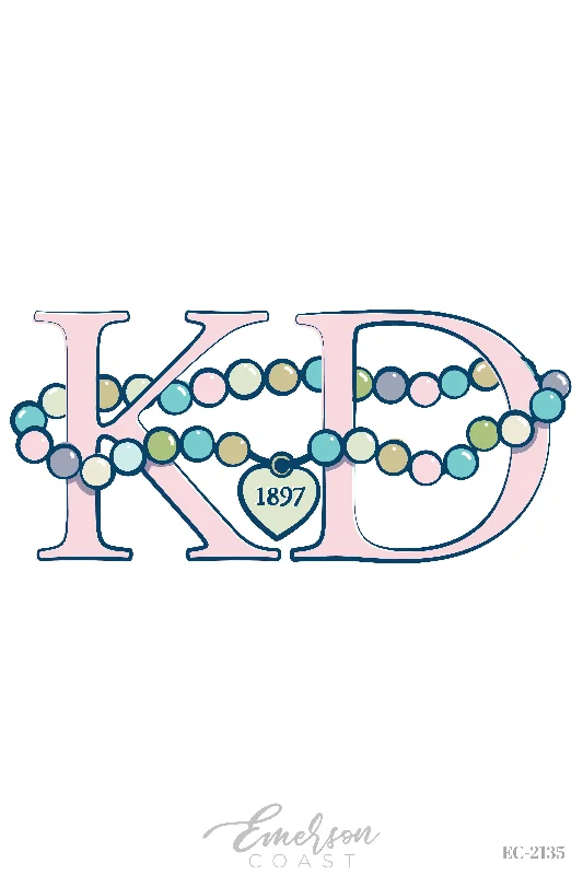 Kappa Delta Charm Bracelet Bid Day Tshirt
