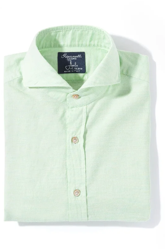 Eye-catching Personality Diablo Cotton Shirt in Green