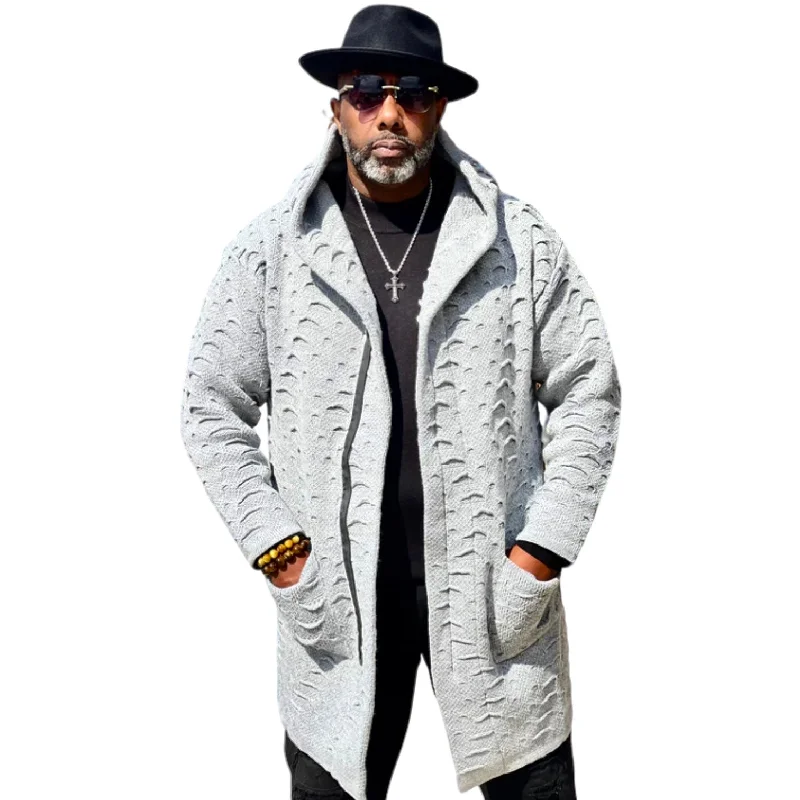 Trendy Traveler Lcr 3/4 length "kensington" Cardigan (Gray).