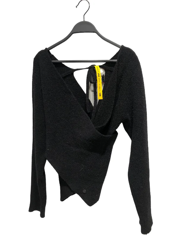 Relaxed Tops MONCLER/Sweater/M/Wool/BLK