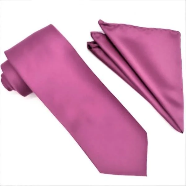 Casual Choice New Rose Tie and Hanky Set