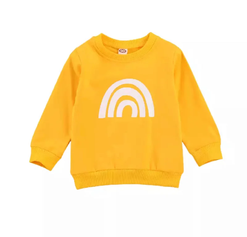 Light Layers Rainbow Pullover - Yellow