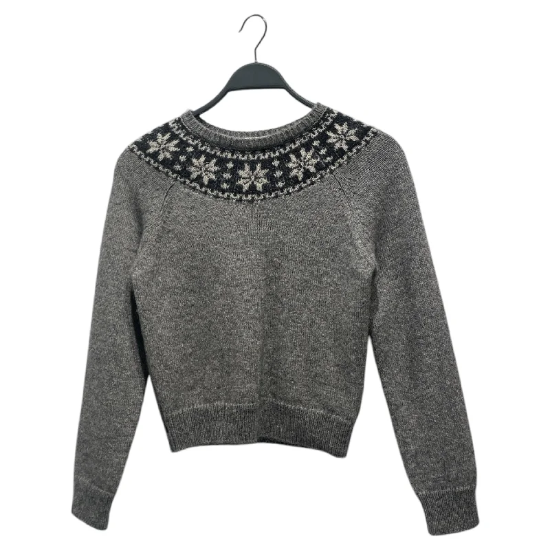 High-end Fashion SAINT LAURENT/Sweater/S/Mohair/GRY/