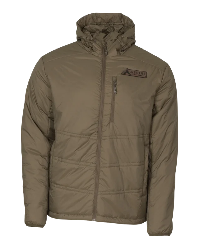 Relaxed Tops ASPIRE Collection - Ignite Mid-Layer Hooded Puffy Jacket