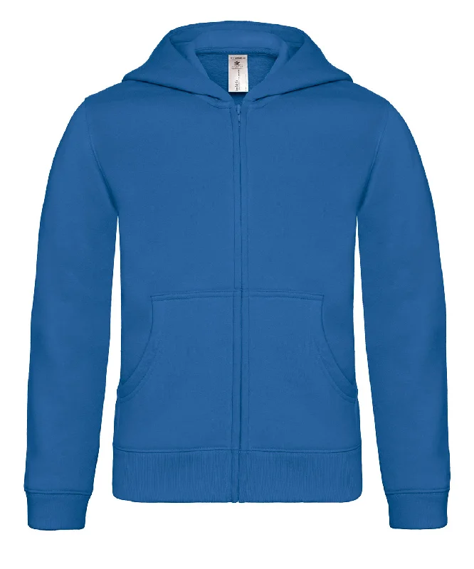 Romantic Data Royal Blue - B&C Hooded full-zip /kids