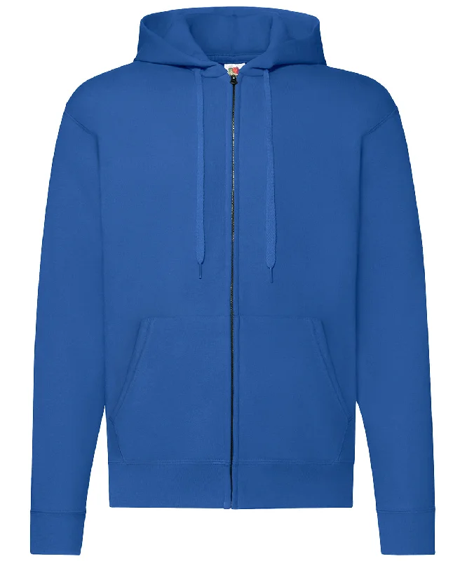Avant-garde Design Royal Blue - Classic 80/20 hooded sweatshirt jacket