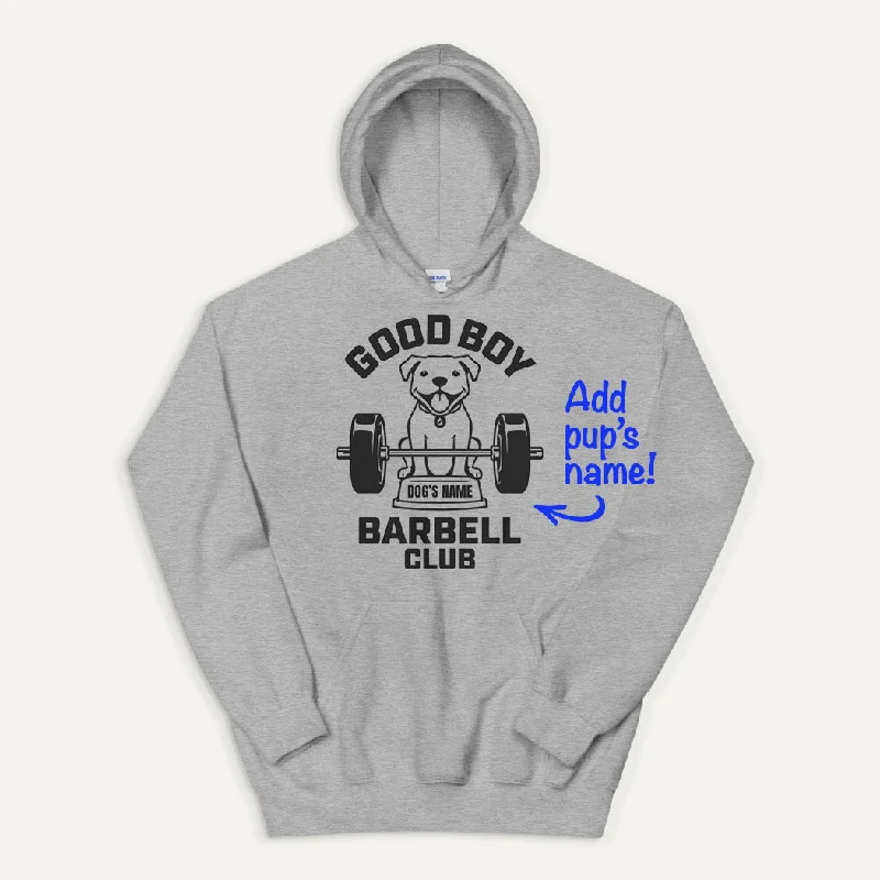 European And American Style Good Boy Barbell Club Personalized Pullover Hoodie — Pit Bull