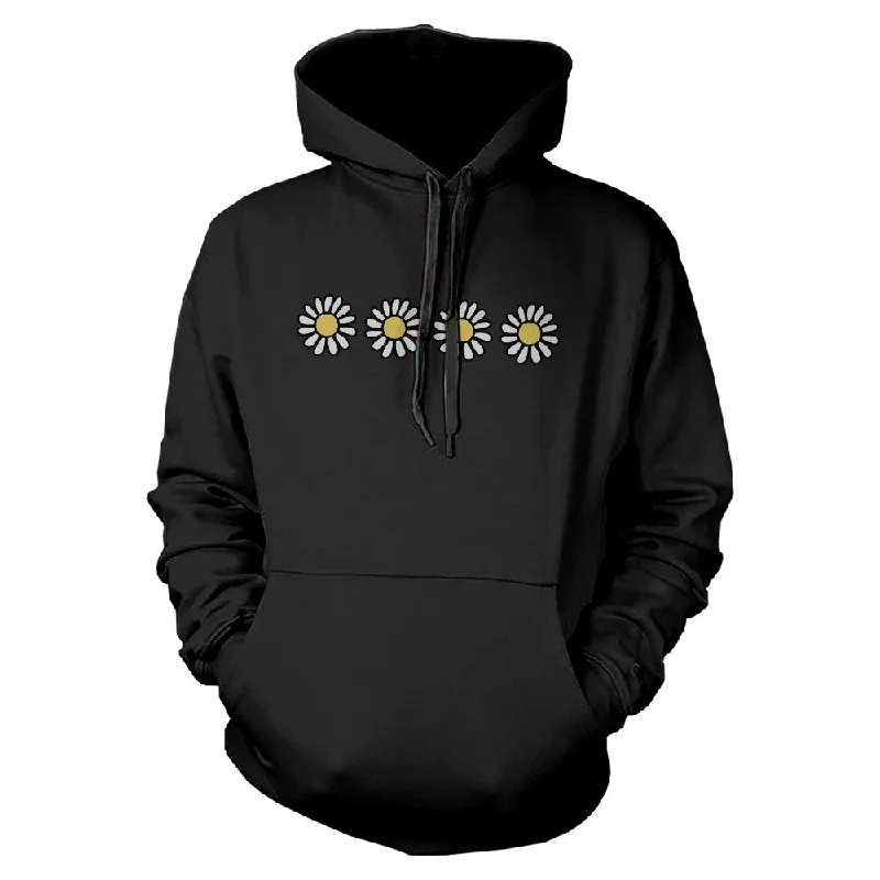 Personalized Design Flower Hoodie Back To School Warm Hooded Sweatshirt Graphic Sweater