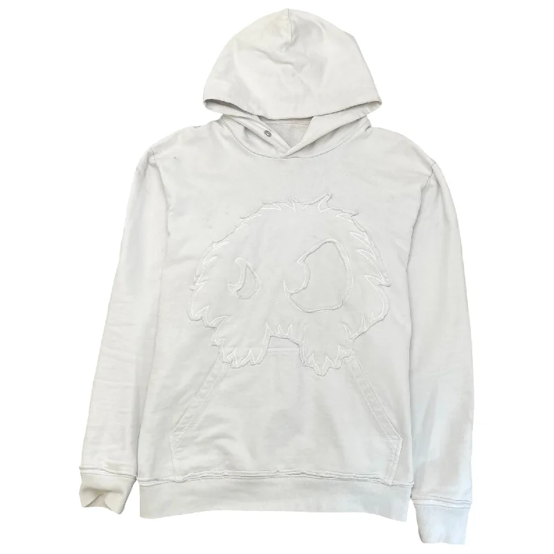 Exclusive Customization Men's Monster Hoodie White Size S