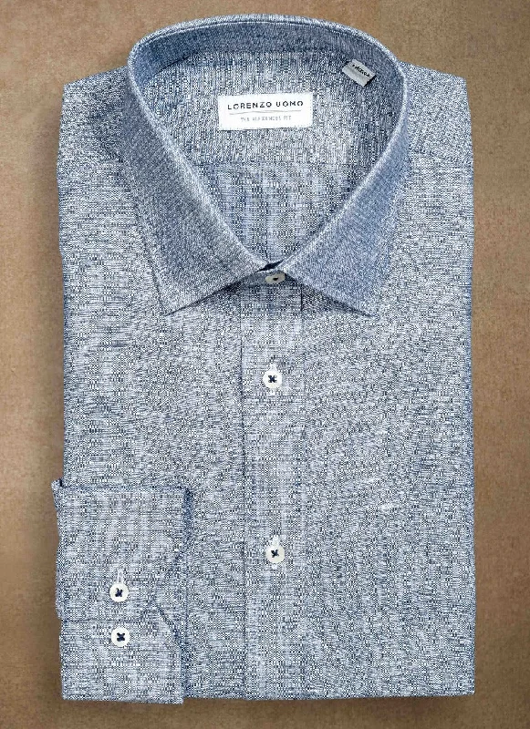 Short Design Alexander "Mille Rombi" Washed Denim Linen Shirt