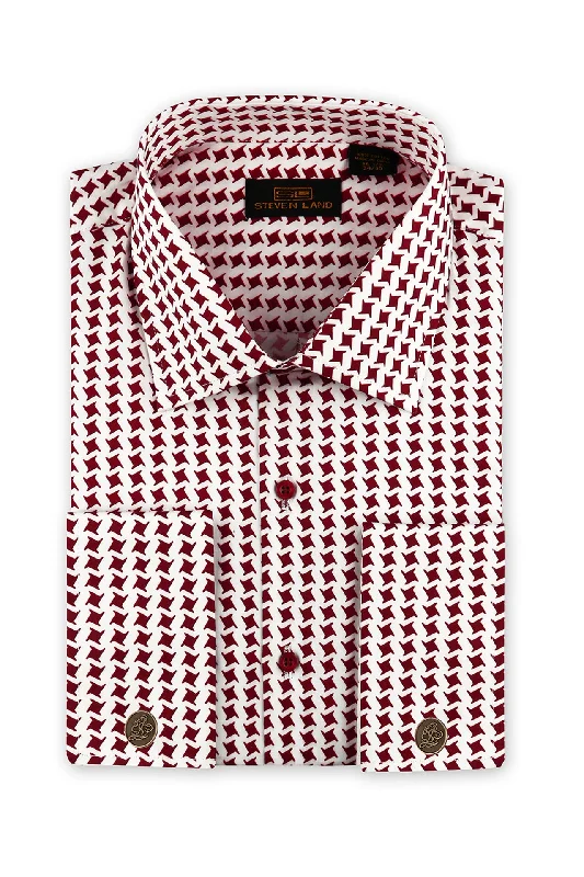 Cozy Fit Steven Land | Star-Tooth Shirt | Brick