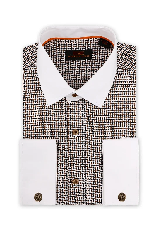 Relaxed Style Steven Land | Executive Shirt | Brown Color