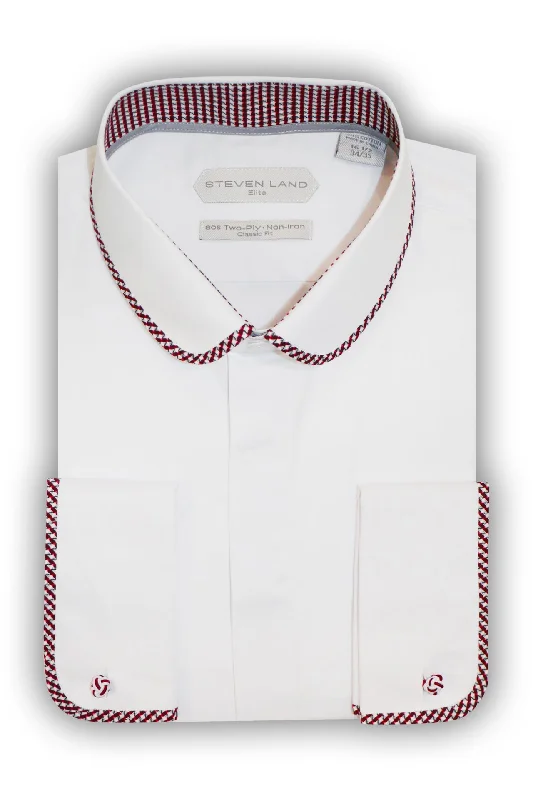 Retro Prints Steven Land Dress shirt | Hudson | Contrast Collar | French Cuff