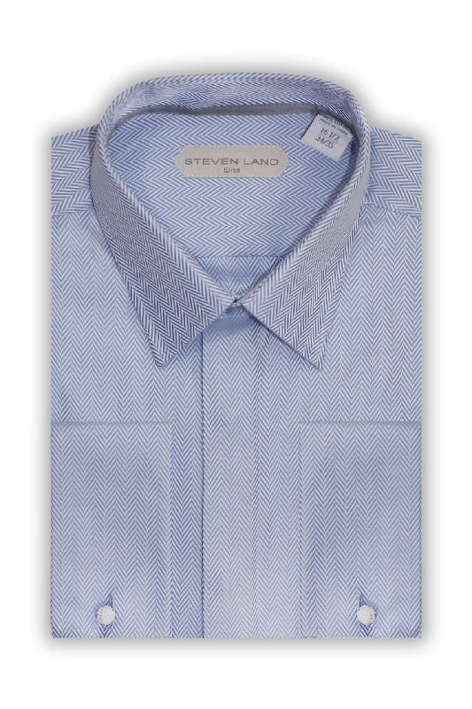 Embroidery Design Steven Land |Maxwell| Dress shirt | DS305 | Light Blue