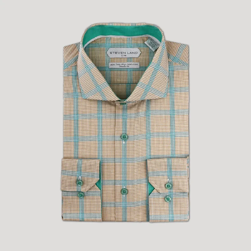 Elegant Outline Steven Land | Bal Harbor Shirt | Tan