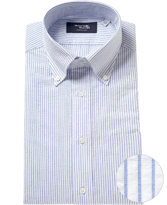 Dynamic Fashion TOKYO SLIM FIT - Button Down Seersucker