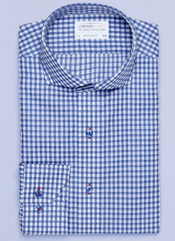 Cool Style Maxwell in Navy Check Shirt