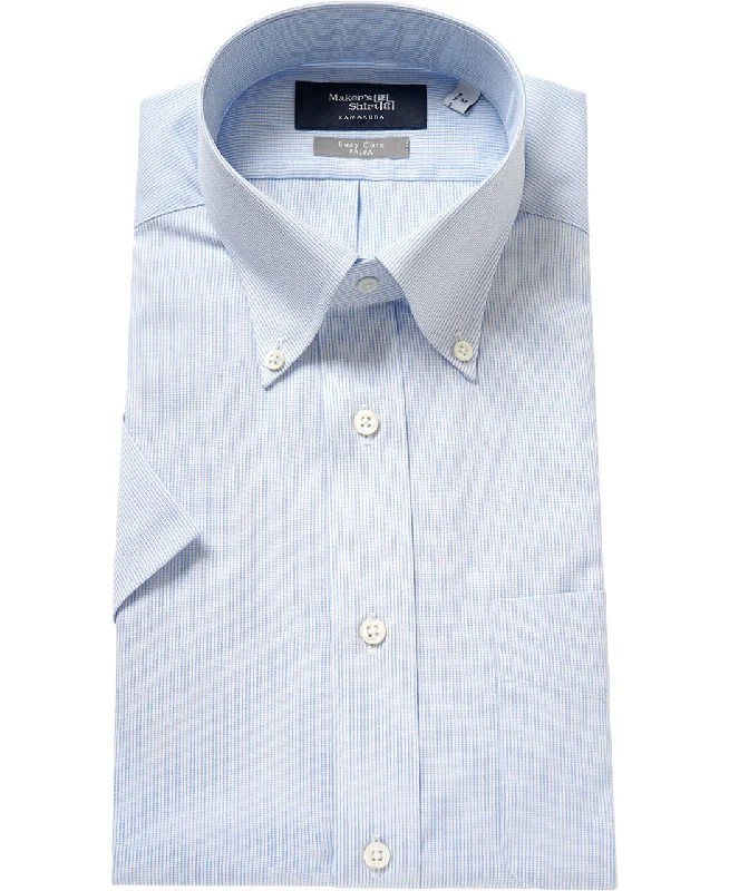 Weekend Style 【Final Sale】Short Sleeve Shirt - Button Down Dobby PALPA EASY CARE