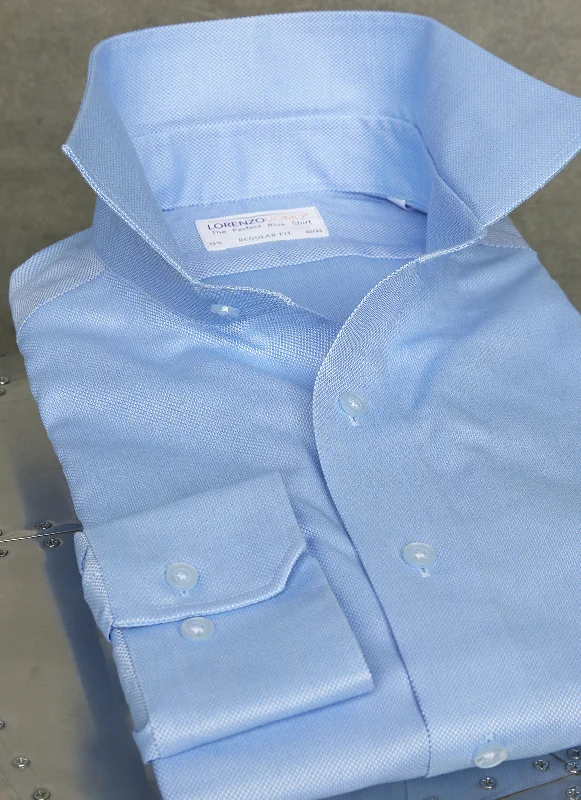 Simple Design The Perfect White Shirt® in Blue-William Fullest Fit