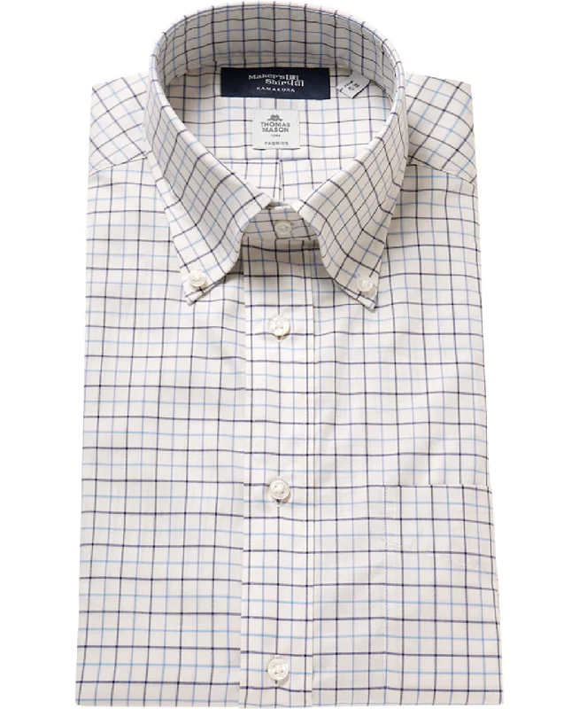 Noble Temperament TOKYO SLIM FIT - Button Down Twill THOMAS MASON